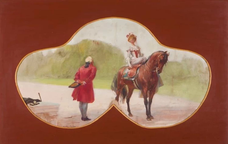 Veloso Salgado - Signora a cavallo